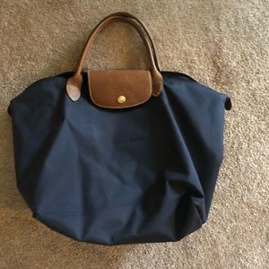 Longchamp Le Pliage Medium Handbag navy